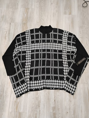 Poncho sweater with sleeves - with,